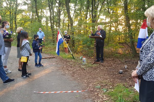 Onthulling monument voor Johan Bosman