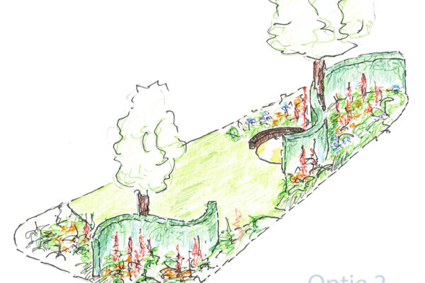 Herinrichting Lawijckerhof Optie 2