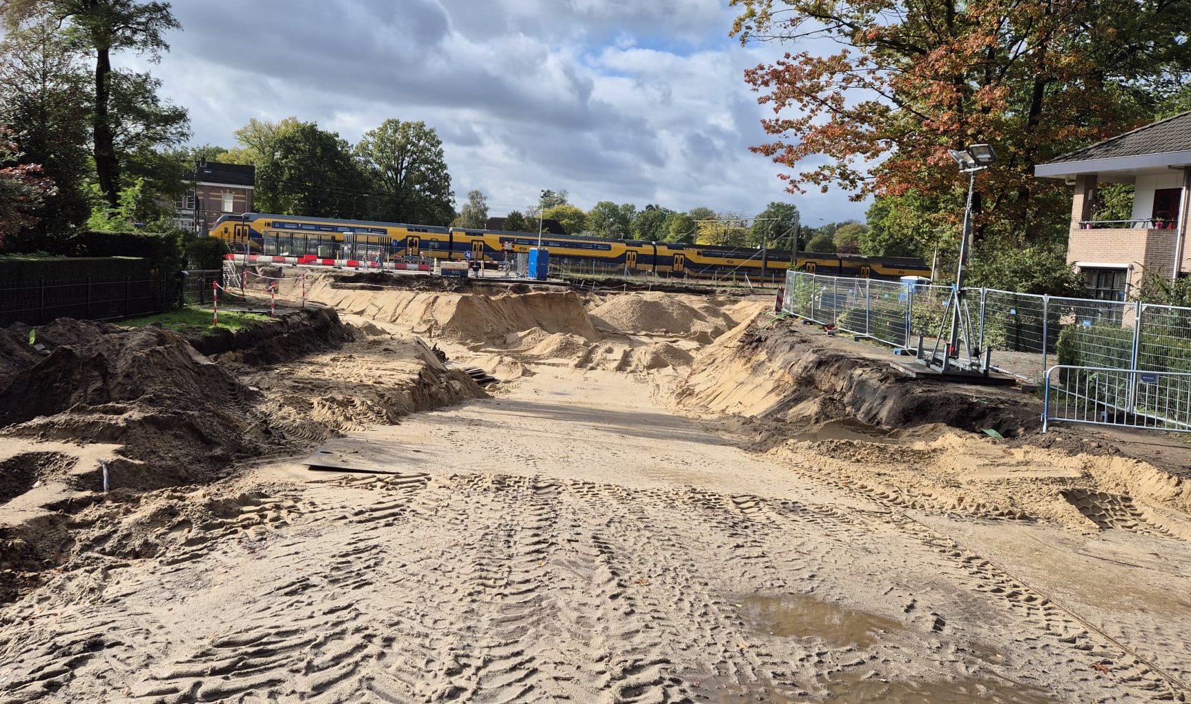 Werkzaamheden spooronderdoorgang 10-10-2026